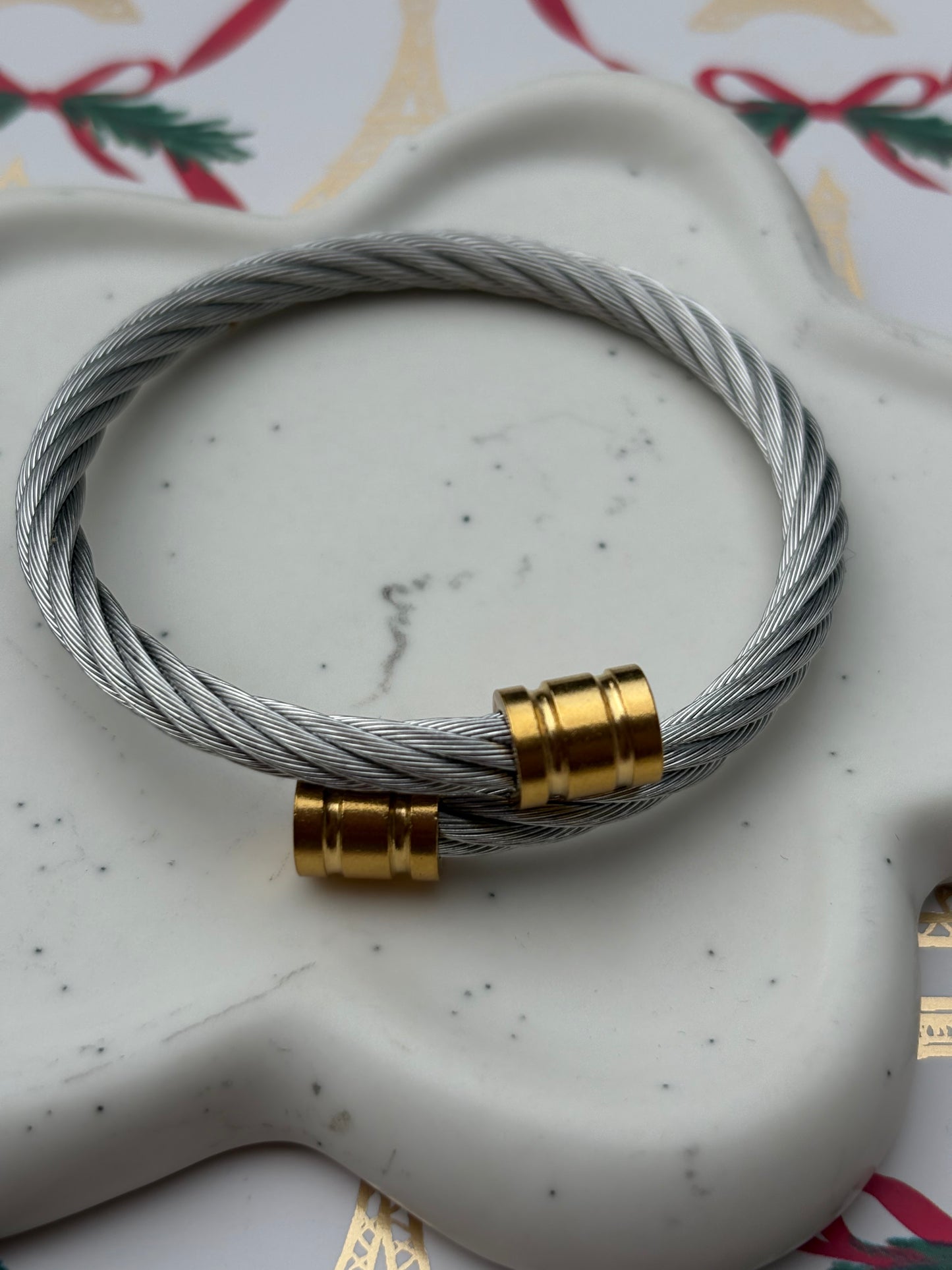 Silver and Gold Bracelet