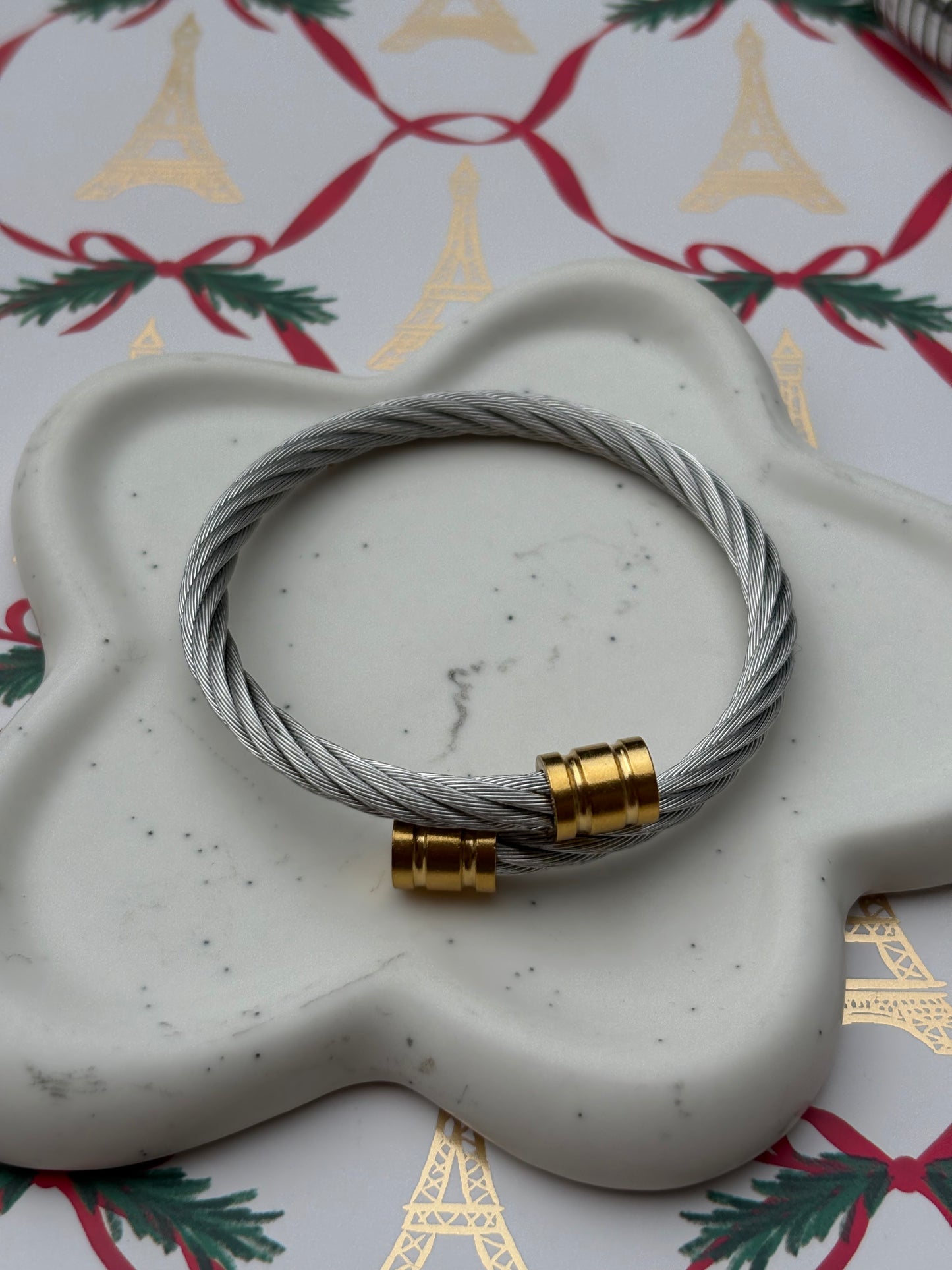 Silver and Gold Bracelet