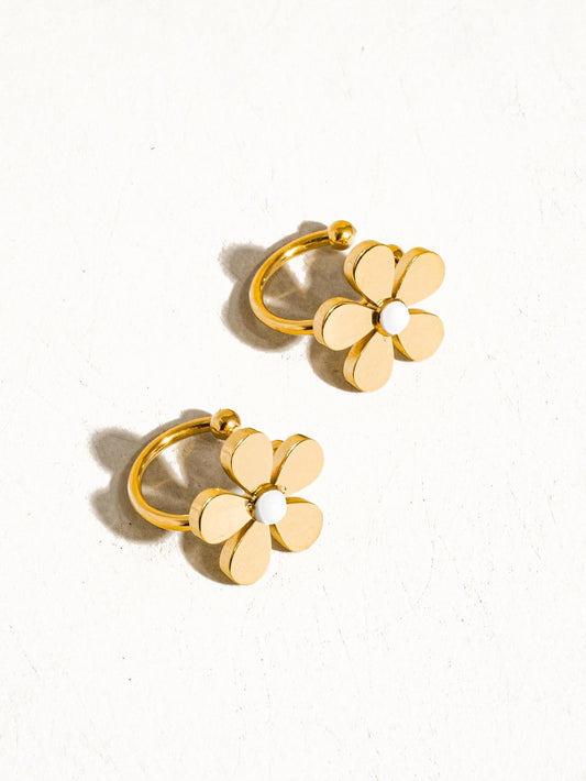 Gold Flower Cuff