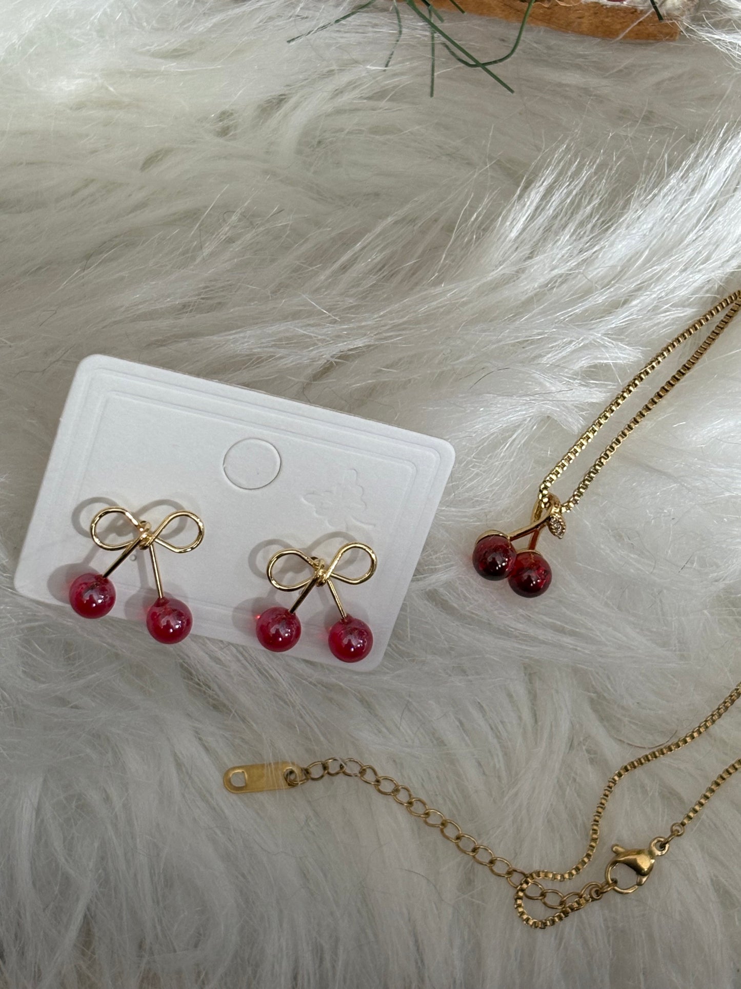 Cherry Jewelry Necklace