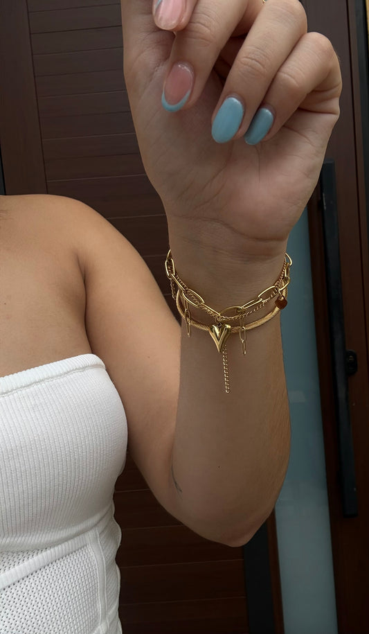 Bracelet Gold  Charm