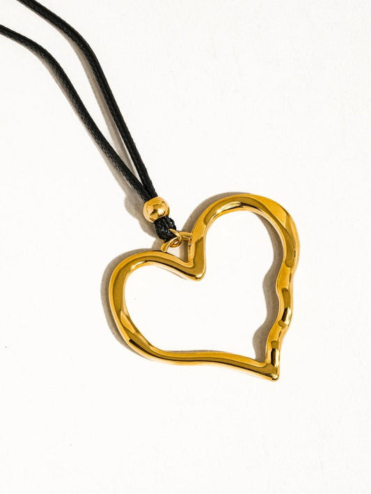 18k Large Heart Necklace