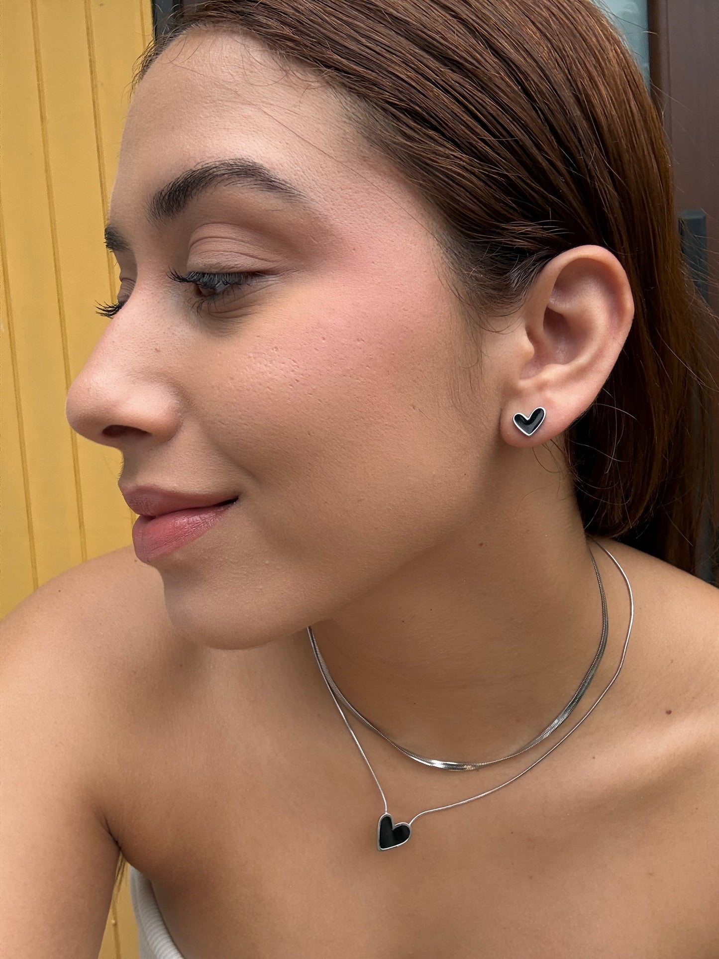 Silver Heart Earrings