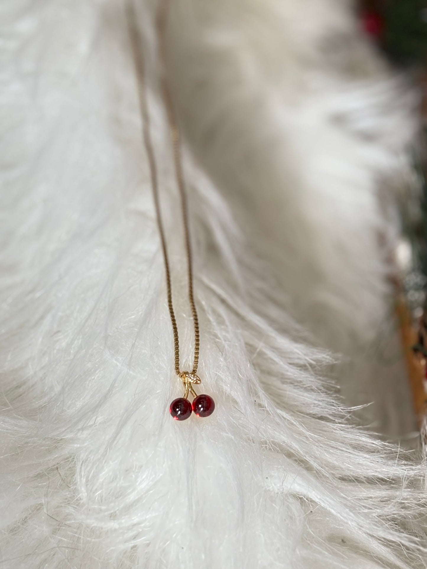 Cherry Jewelry Necklace